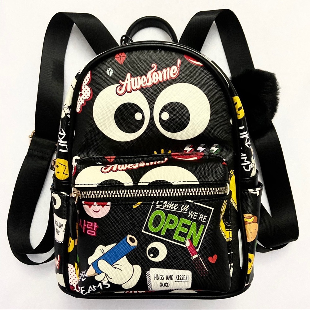 Like Dreams Emoji Graffiti Backpack